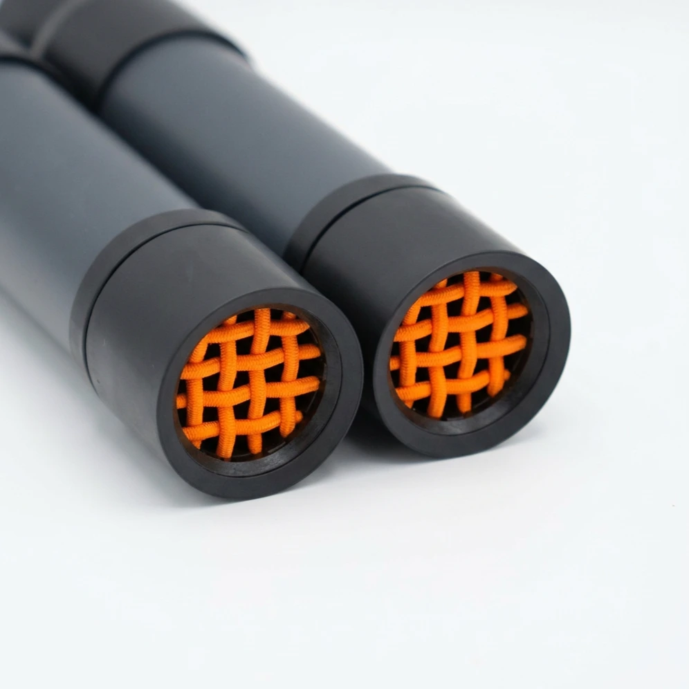 Silent Guard Köchereinsatz Doppelrohr – lautlose Fixierung für Feldköcher (neonorange)