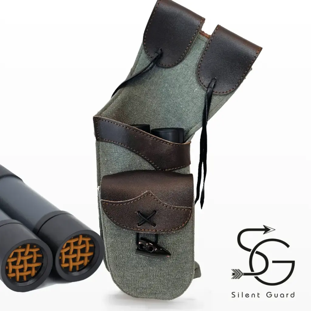 Mont Blanc – Canvas-Köcher mit Silent Guard Einsatz für lautlosen Halt (neonorange, RH)