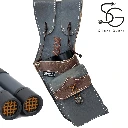 Leather quiver Mui – with Silent Guard insert for silent support