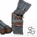 Leather quiver Mui – with Silent Guard insert for silent support