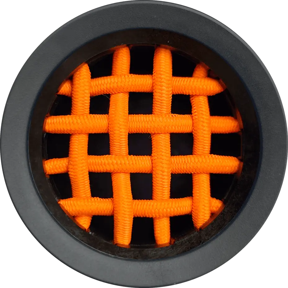 Silent Guard Köchereinsatz Einzelrohr – für einen lautlosen Köcher (neonorange)