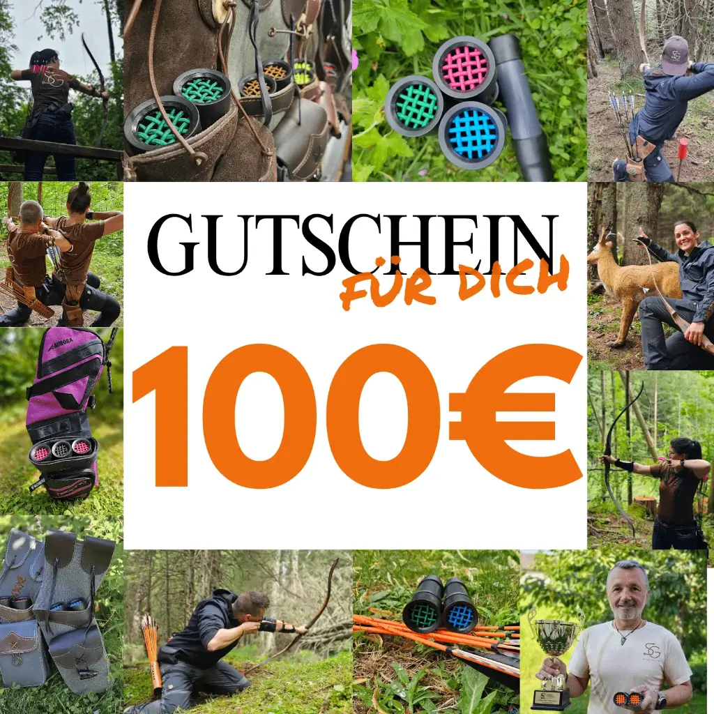 Wertgutschein 100 € – das Geschenk für Bogenschützen
