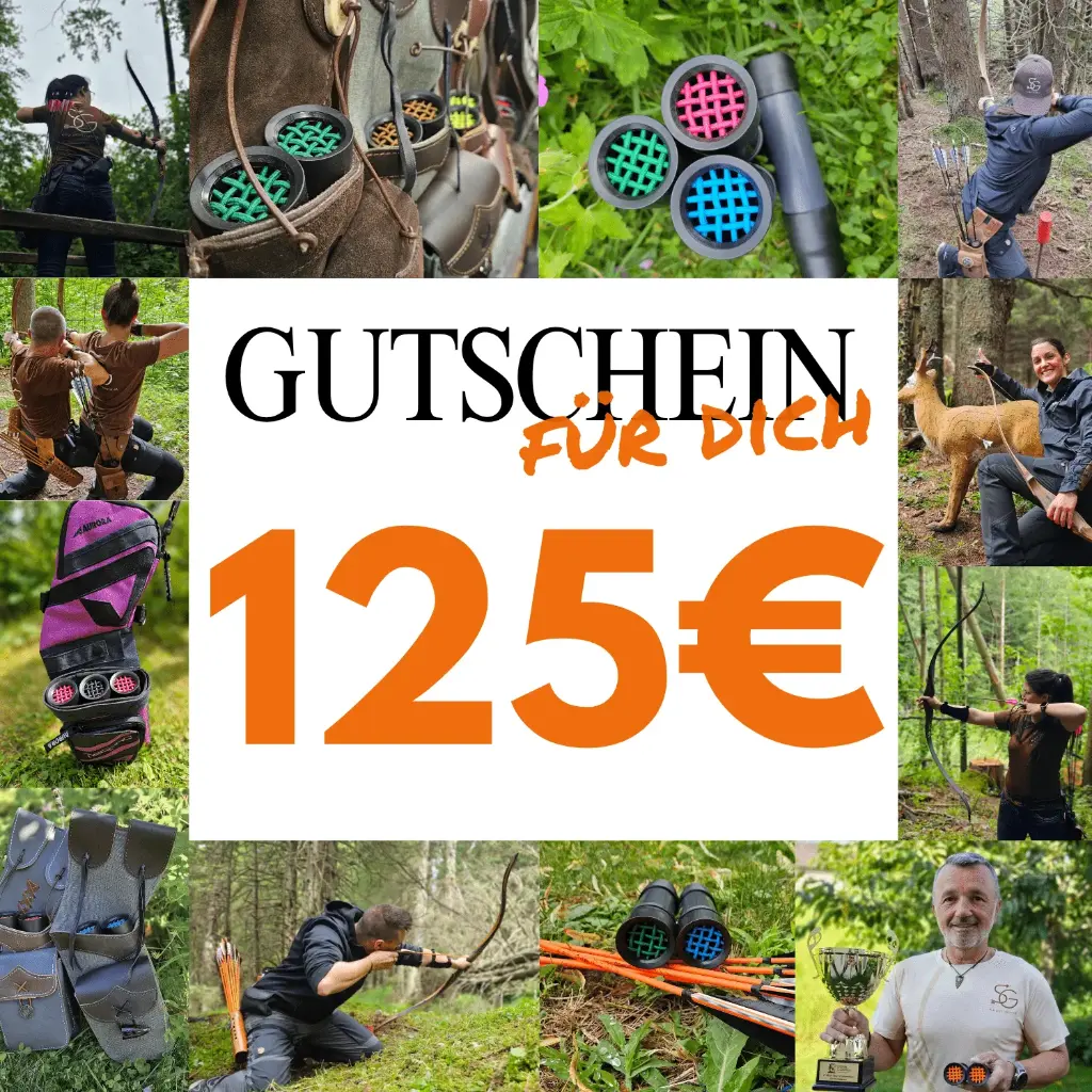 Wertgutschein 125 € – das Geschenk für Bogenschützen