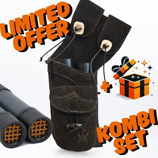 Kombi-Set mit Köcher Ortles Suede (RH)