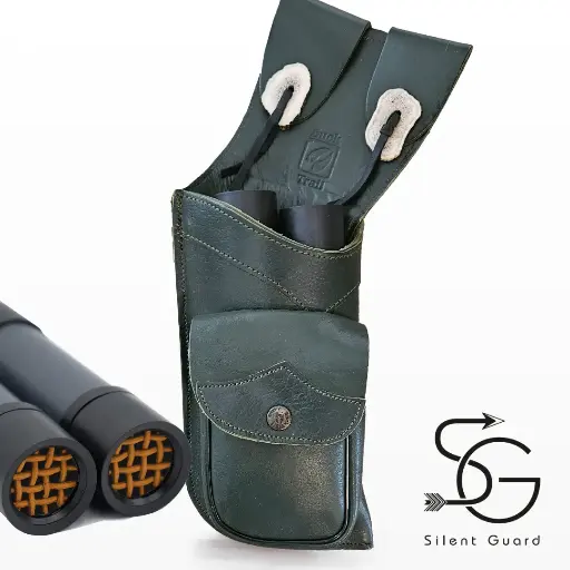 Lederköcher Kendal – mit Silent Guard Einsatz für lautlosen Halt